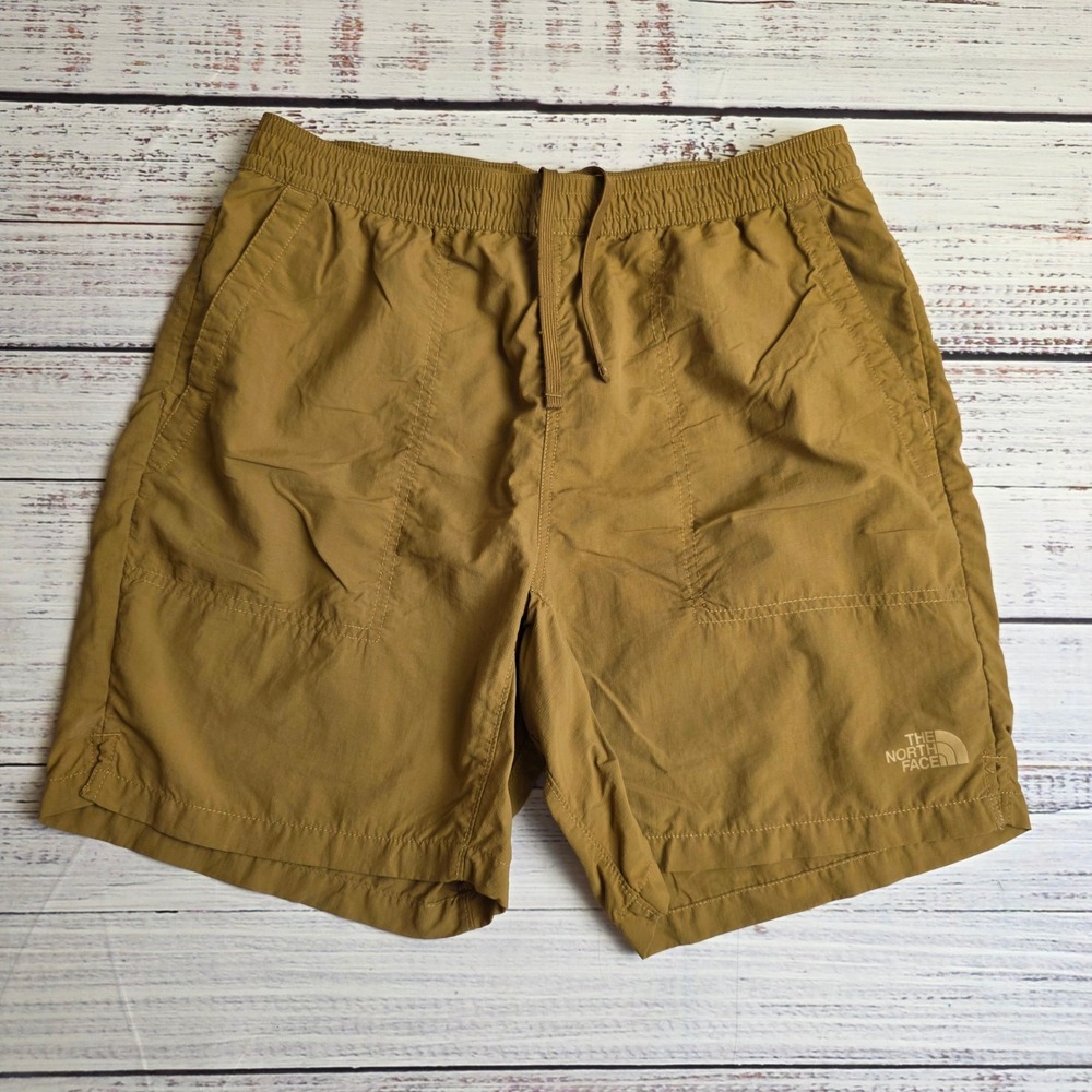 The North Face Mens Medium Adventure Pull On Shorts Brown NF0A3T2U Flashdry